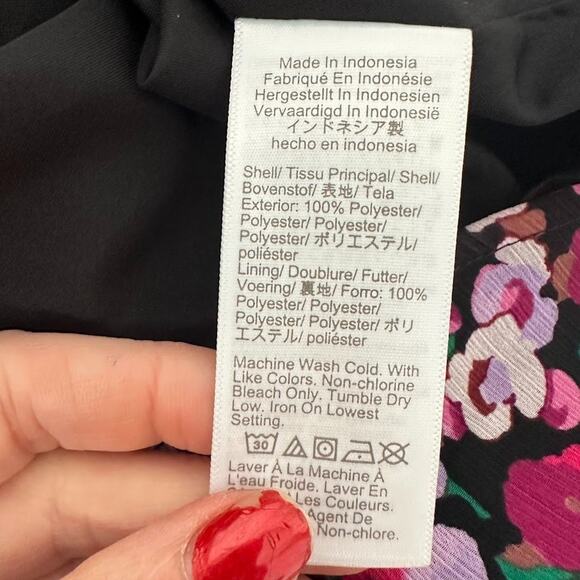 J.Crew Midi Dress 6 Floral Tiered Flutter Ruffle Sleeve Cottagecore Feminine - Picture 8 of 11